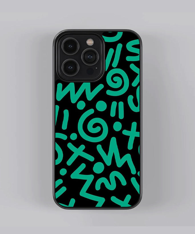 Abstract Pop Art Premium Glass Case
