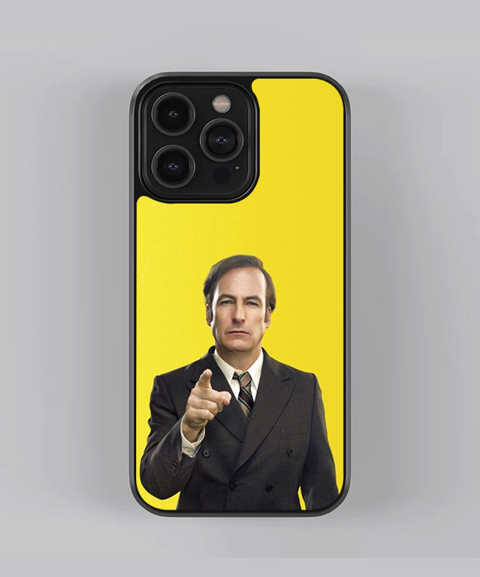 Better Call Saul Yellow Premium Glass Case