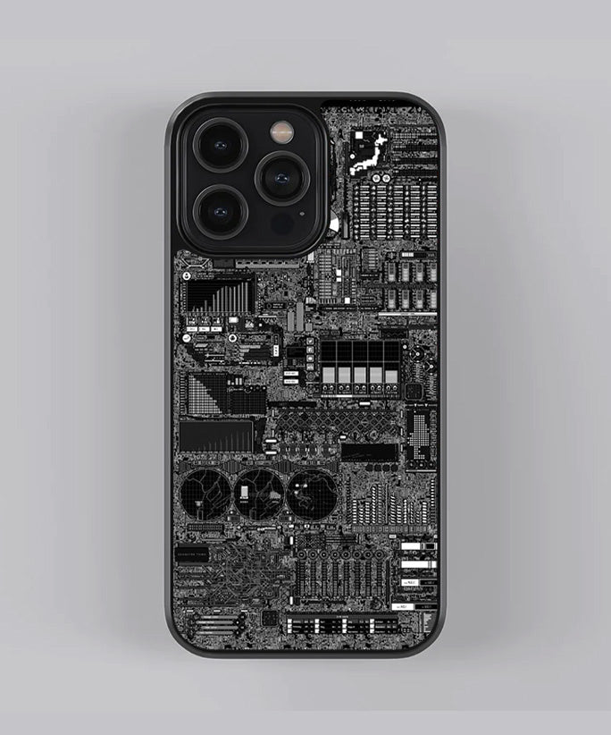 Circuit Board Design Premium Glass Case