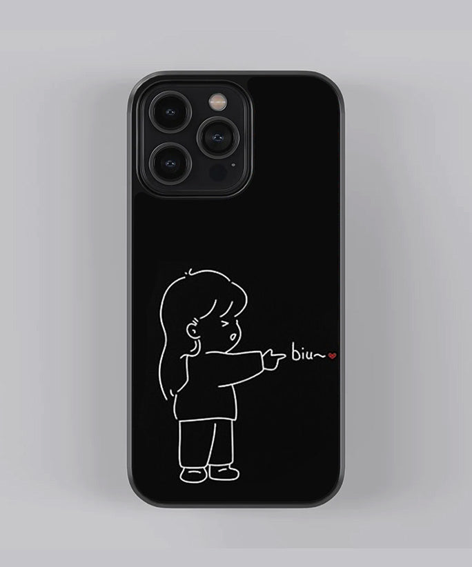 Couple Artwork Premium Glass Case