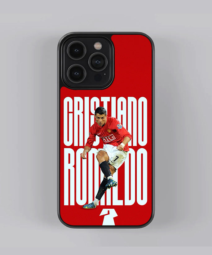 Cristiano Ronaldo Red Poster Design Premium Case