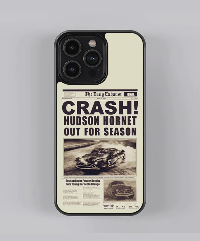 Hudson Hornet Cars Poster Premium Glass Case