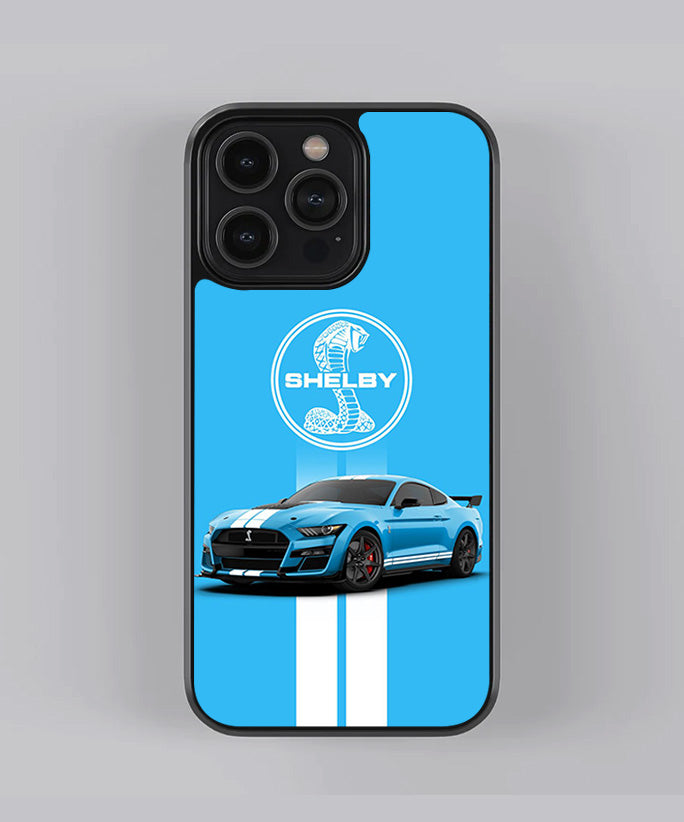Mustang GT Blue Premium Case