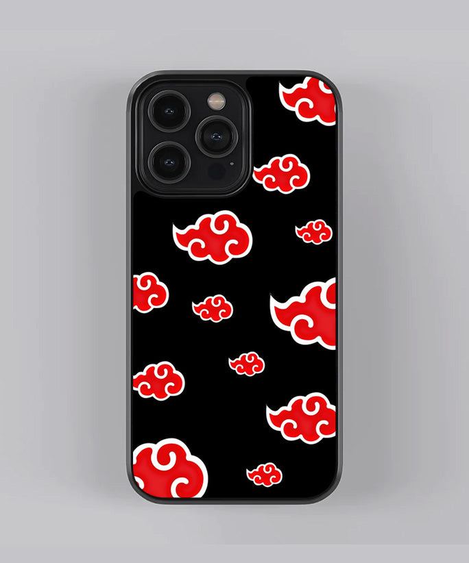Naruto - Akatsuki Clouds Premium Glass Case