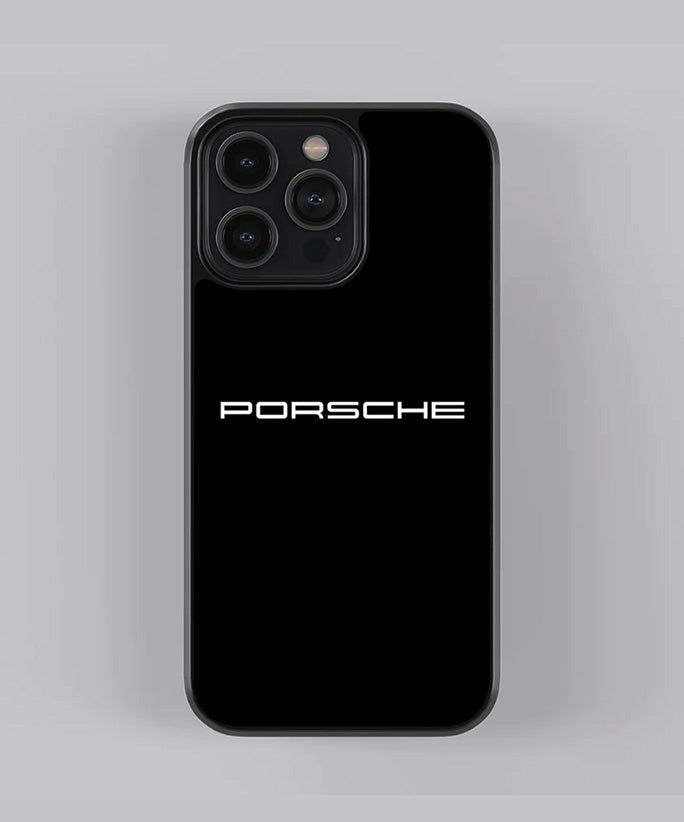 Porche plain black elegant edition premium case