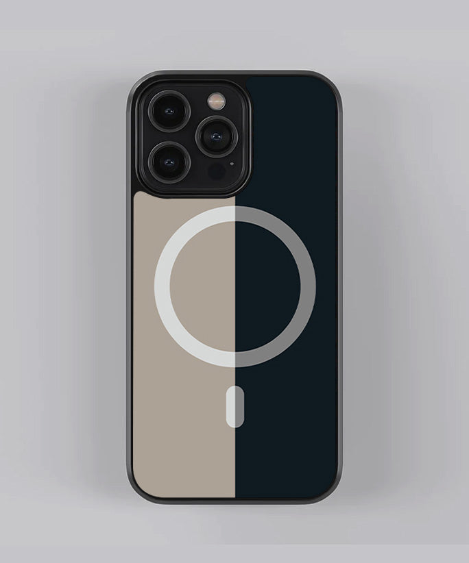 Simple Dual Color Premium Glass Case