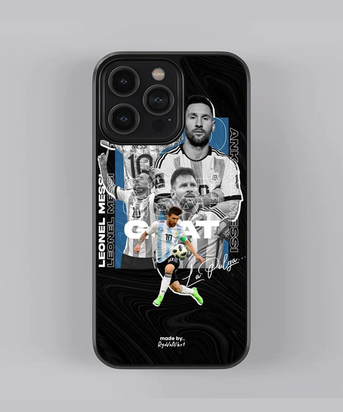 messi goat argentina premium case