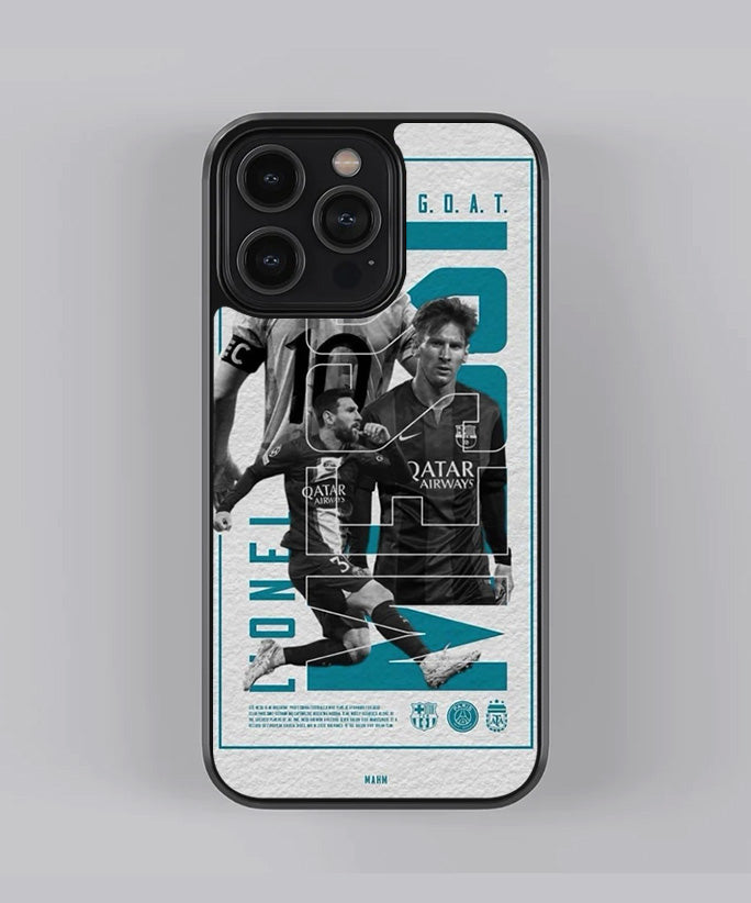 messi goat premium case