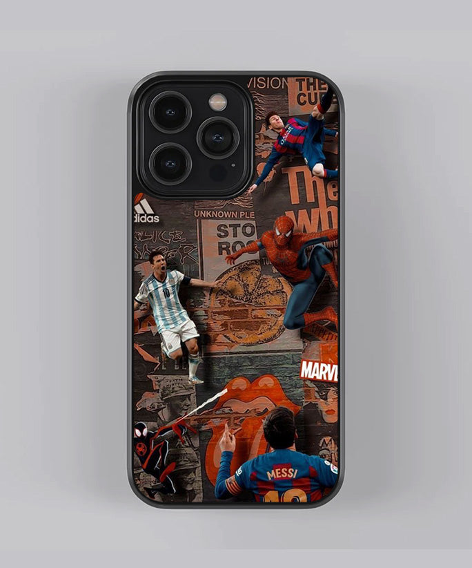 messi spidey premium case