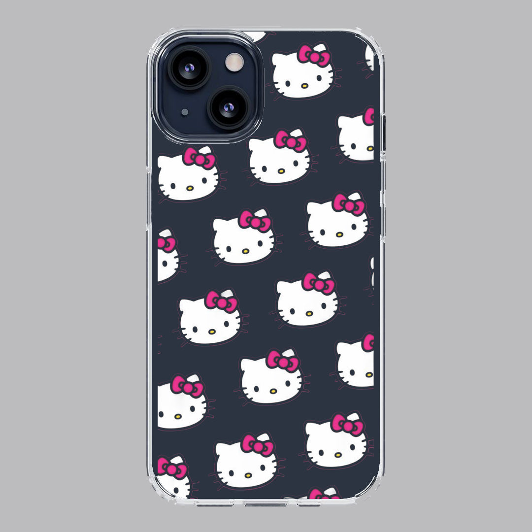 pookie bear pattern premium transparent case