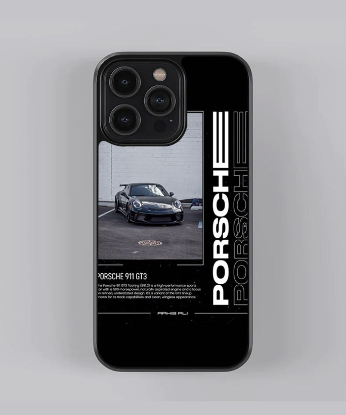 porche 911 gt3 poster premium case