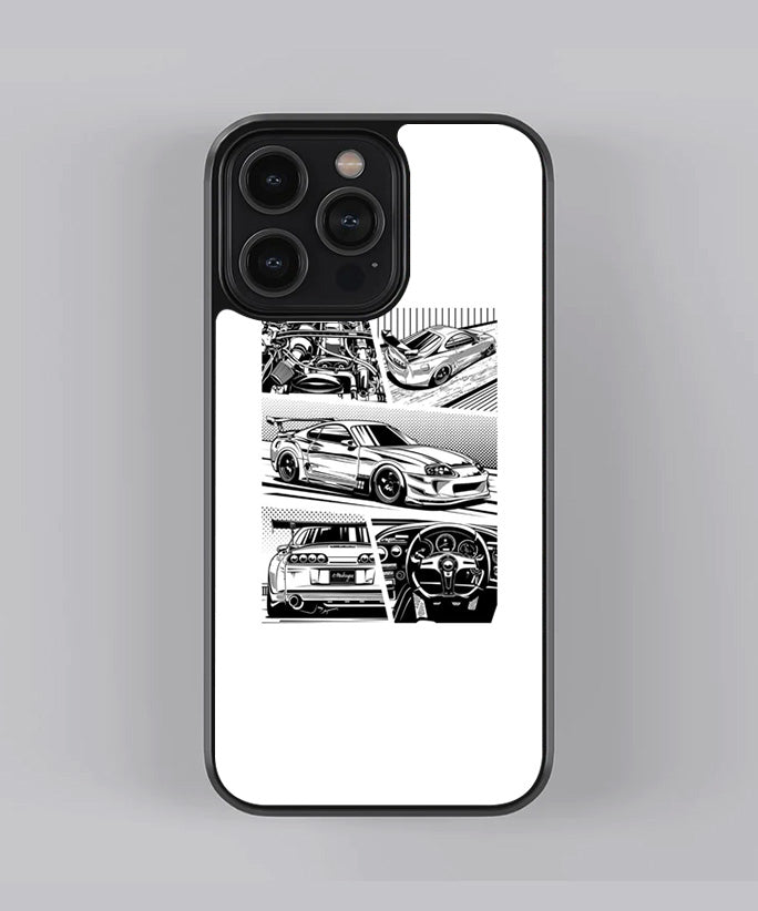 supra mk4 cartoon premium case