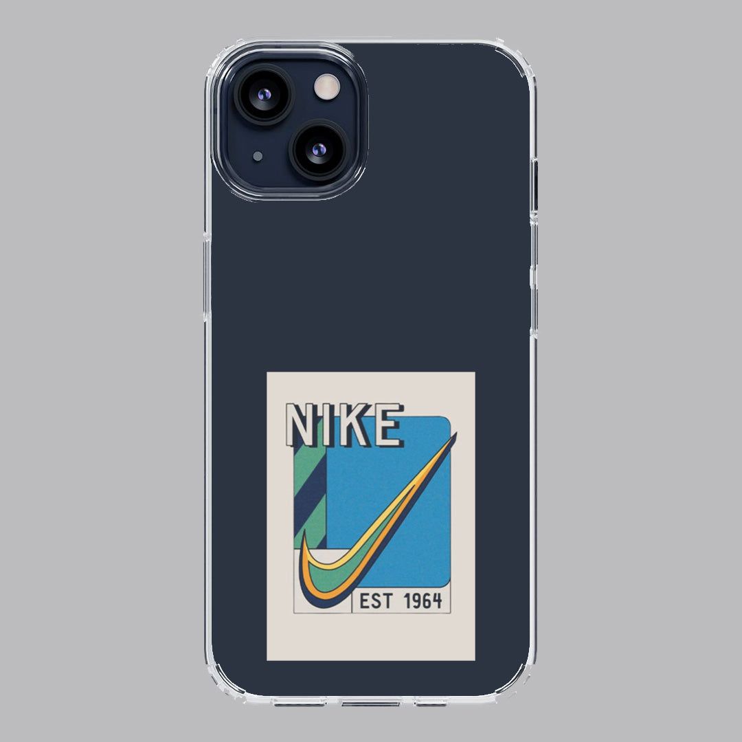 vintage nikee logo premium transparent case