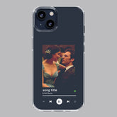 Custom spotify Transparent soft case