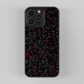 Carbon Fiber Red Premium Glass Case