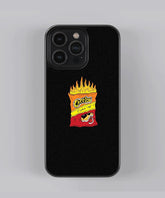 Cheetos Flamin Hot Sticker Premium Glass Case