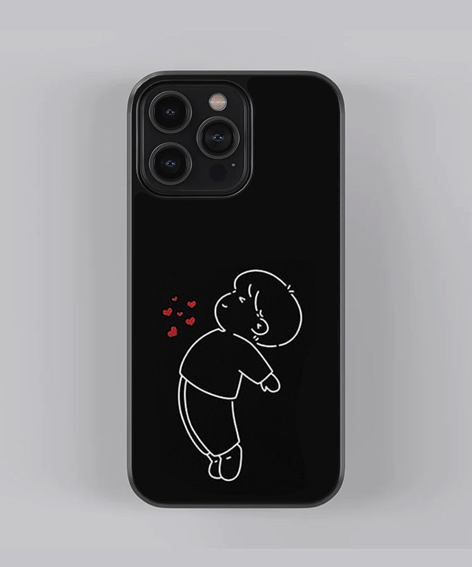 Couple Artwork Premium Glass Case