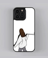 Cute Couple Premium Glass Case
