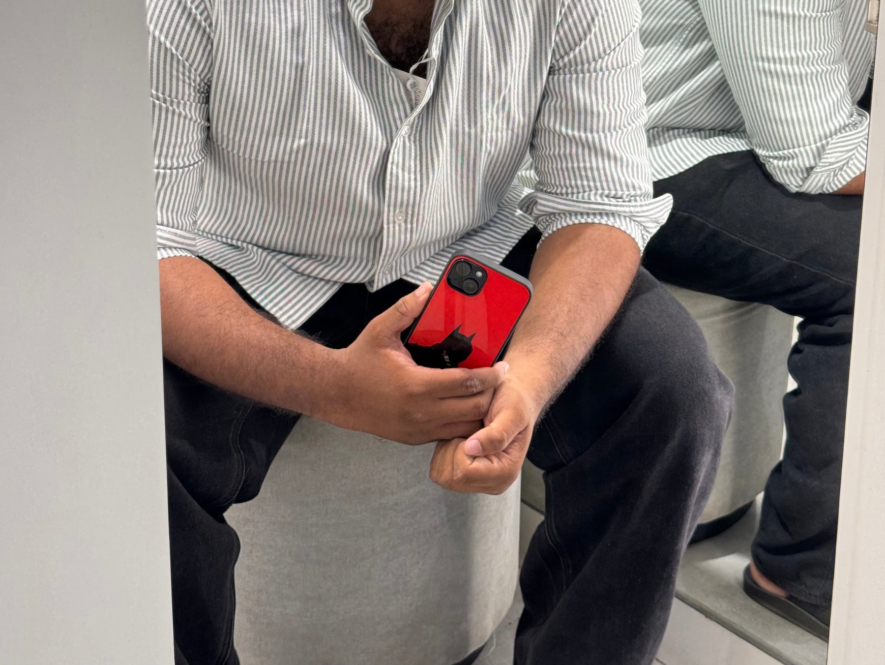 Batman RED IS ON  premium case