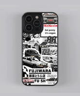 Funiwara vintage car collage premium case