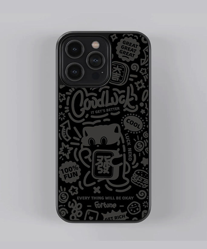 GoodLuck Doodle Design Premium Case