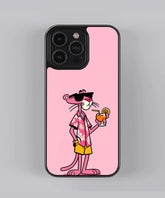 Pink Panther Summer Premium Glass Case