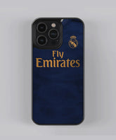 Real Madrid Blue Jursey Premium Glass Case