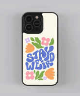 Stay weird Premium Glass Case