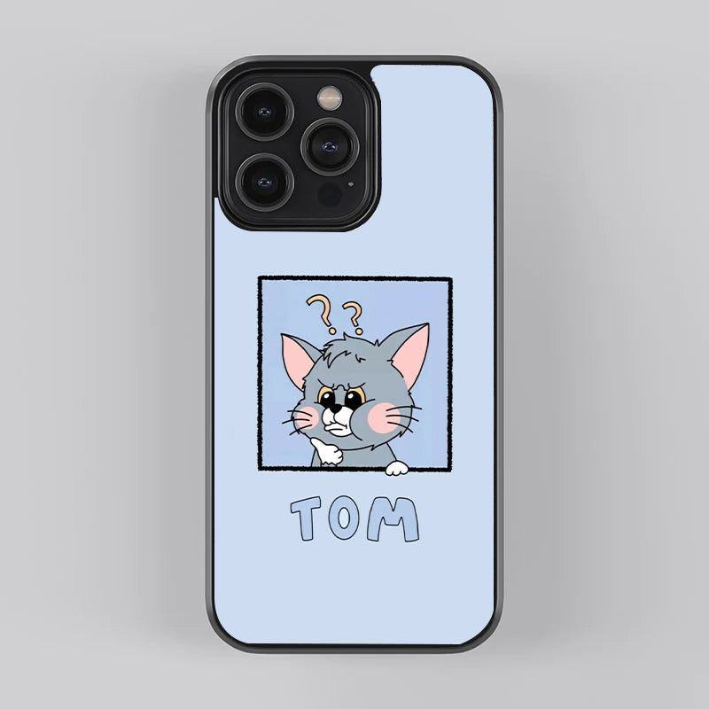 Tom Blue Premium Glass Case