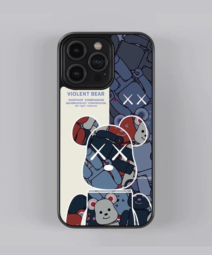 Violent Bear Premium Glass Case