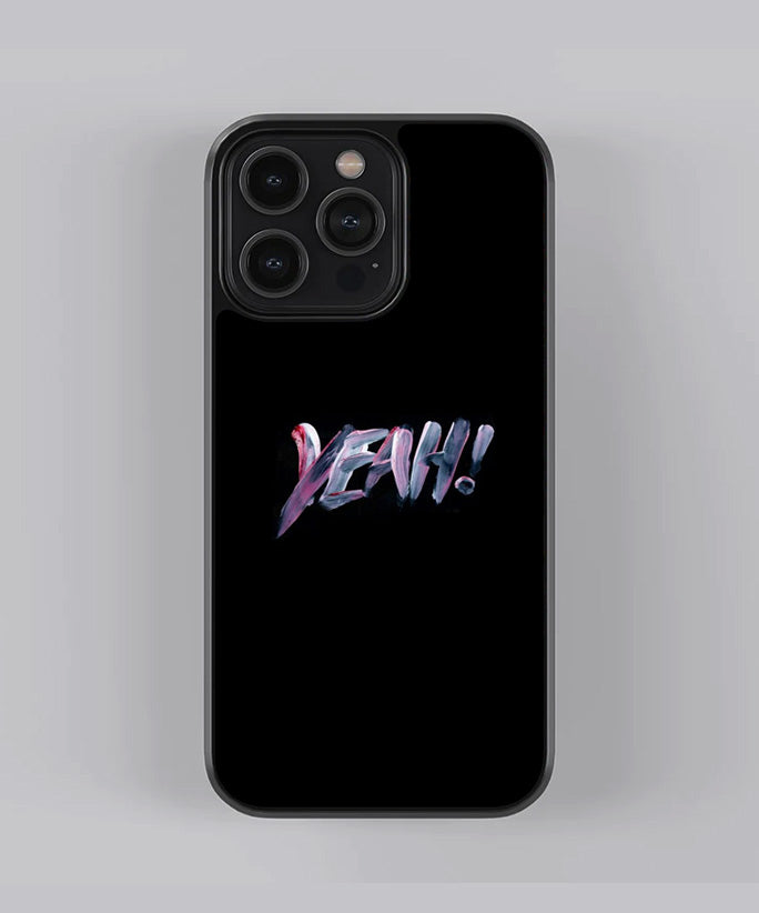 Yeah Quote Premium Glass Case