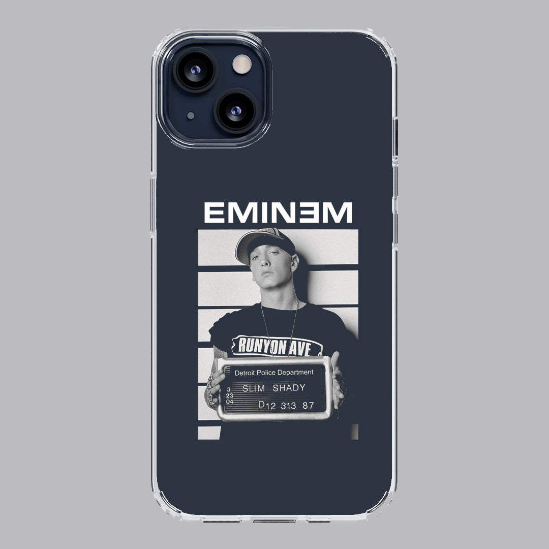 eminem mugshot premium transparent case