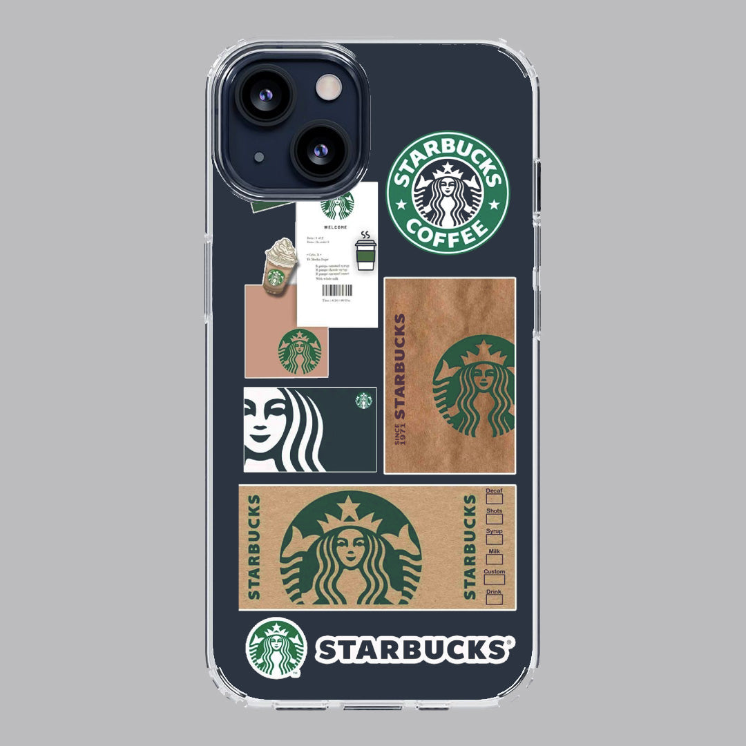 starbucks premium transparent case