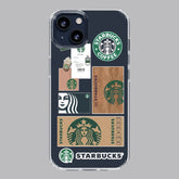 starbucks premium transparent case