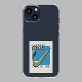 vintage nikee logo premium transparent case